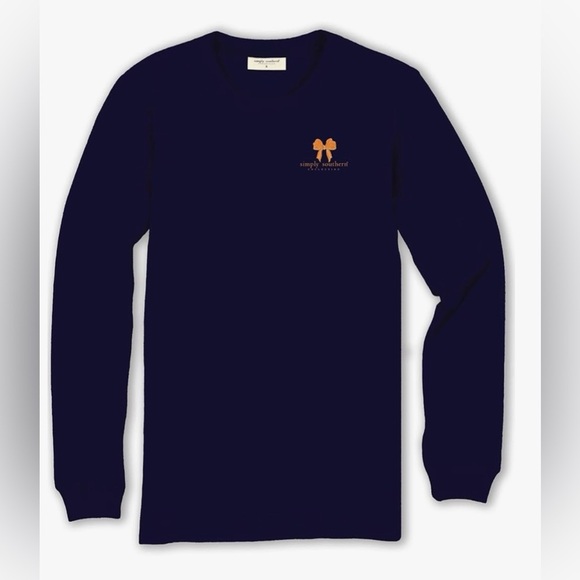 SIMPLY SOUTHERN  Navy Fall Graphic Long Sleeve Shirt SIZE: SMALL - Picture 3 of 4